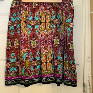 Lane Bryant aztec print skirt
